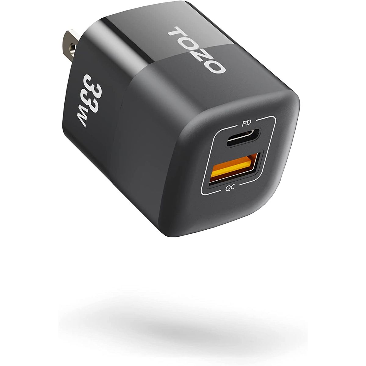 TOZO® C3 USB Type-C Wall Charger, 33W, PD Fast Charge - Black