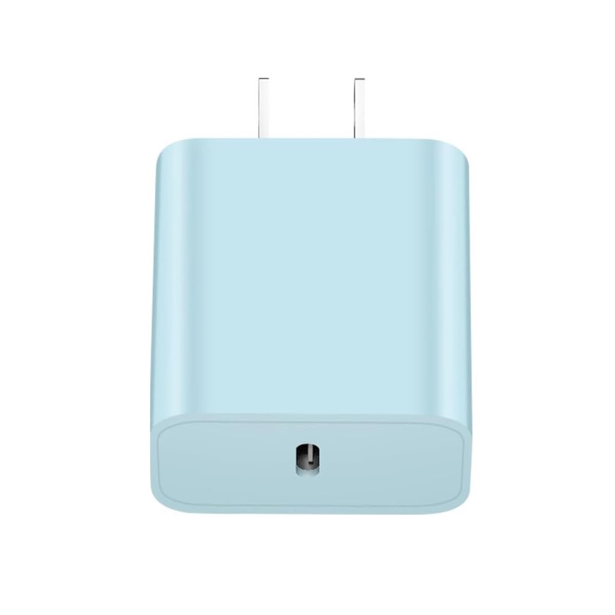 20W Fast Type-C PD Wall Charger Adapter - Sky-Blue (1-Pack)