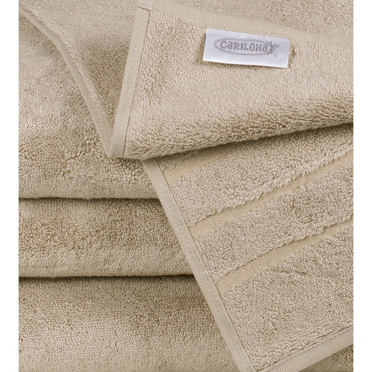 Cariloha&reg; Bamboo Hand Towel Set, 3 pc. - Bamboo Hand Towel Set - Stone by Cariloha for Unisex - 3 Pc Towel