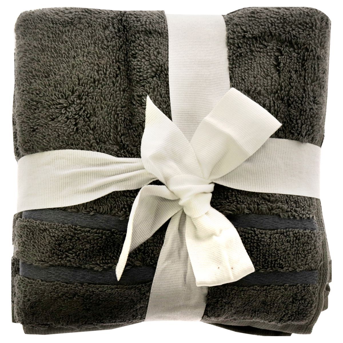 Cariloha® Bamboo Washcloth Set (Set of 3) - Bamboo Washcloths Set - Onyx by Cariloha for Unisex - 3 Pc Towel