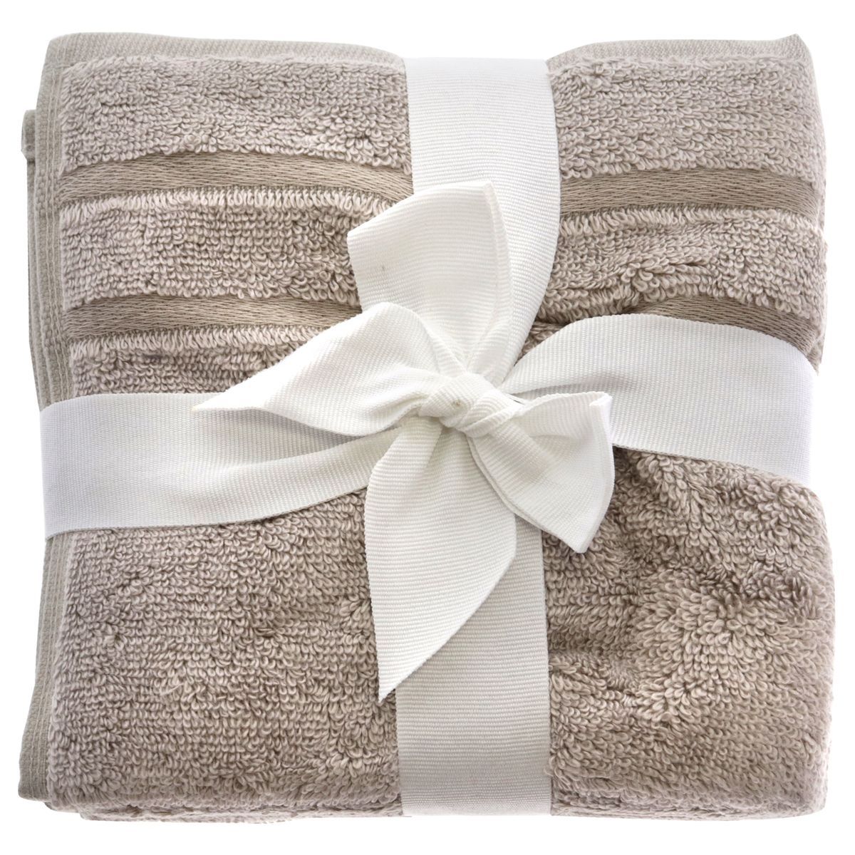 Cariloha® Bamboo Washcloth Set (Set of 3) - Bamboo Washcloths Set - Stone by Cariloha for Unisex - 3 Pc Towel