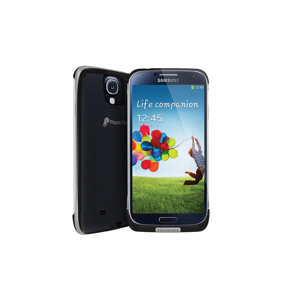 PowerSkin Spare 1600mAh Rechargeable Extended Battery Case for Samsung Galaxy - PowerSkin-PGP1016MUA-BLK