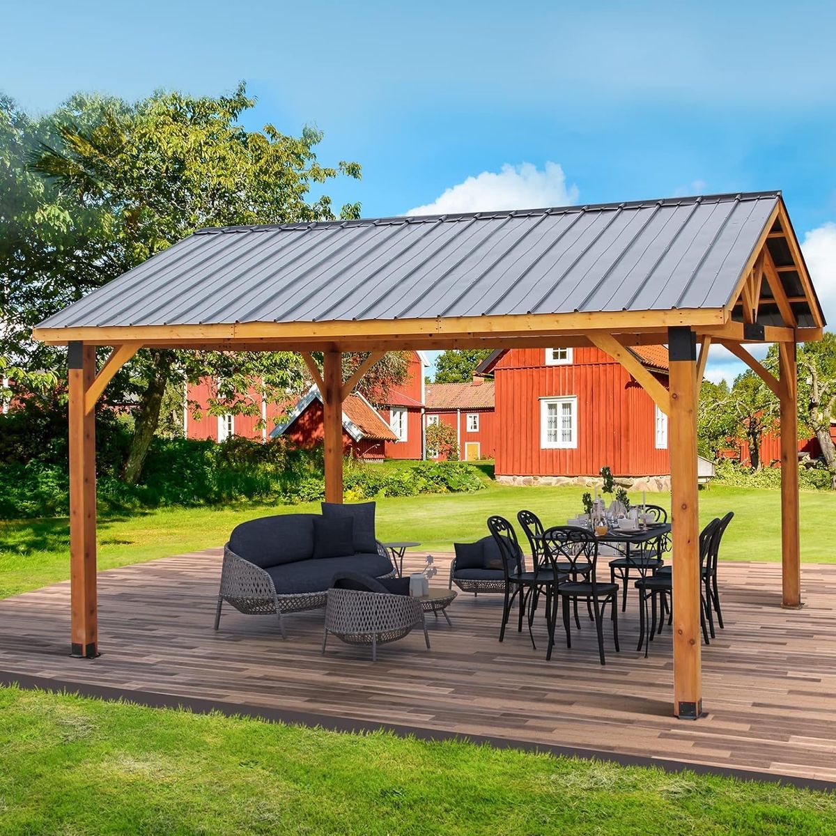 14- x 12-Foot Hardtop Gazebo - 16164BR-UG01