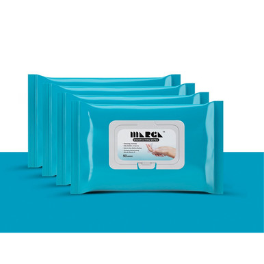 Marga Multi-Purpose Anti-Bacterial Alcohol Wipes (2- to 10-Pack) - 2-Pack (50 Count)