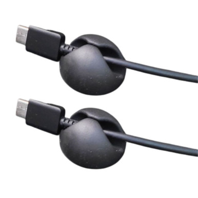 Premier™ Peel-and-Stick Adhesive Cable Clips (2-Pack)