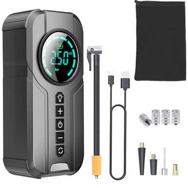 Cordless Portable Car Tire Inflator & Pump