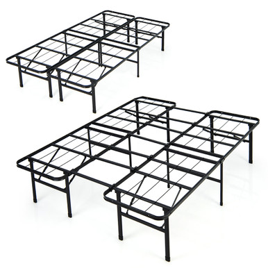 Twin/Full Expandable Metal Platform Bed Frame