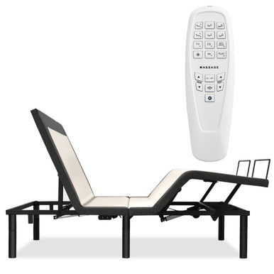 Goplus&reg; Twin XL Size Electric Bed Frame with Massage Modes