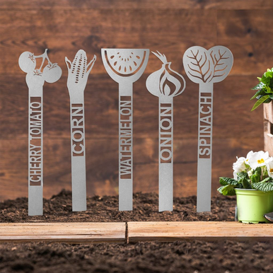 Garden Metal ID Label Stake (Set of 5)