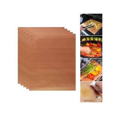 Copper Grill and Baking Mat (5-Pack)