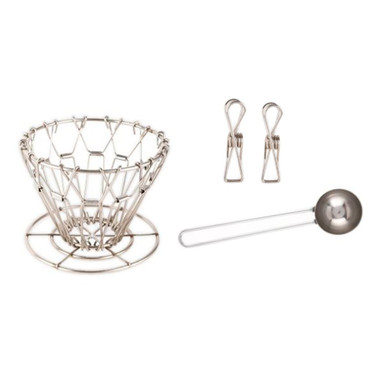 Kikkerland Design Pour Over Coffee Set
