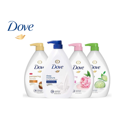 Dove® Shower Gel Body Wash with Pump (4-Pack)