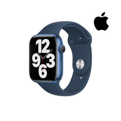 Apple® Watch Series 7, 4G LTE + GPS, 45mm – Blue Aluminum Case