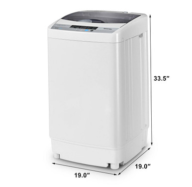 Portable Compact 1.34 Cu.ft Washing Machine