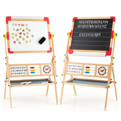 3-in-1 Wooden Art Easel for Kids