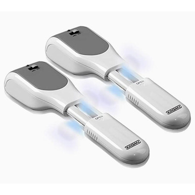 shUVee Mini Ultraviolet Shoe Sanitizing Travel Wand (2-Pack)