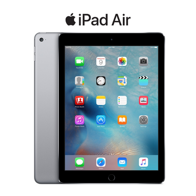 Apple iPad Air 2 128GB 純正ケース付き 送料無料】Apple iPad Air 2（第2世代）/ 128GB / シルバー / Wi