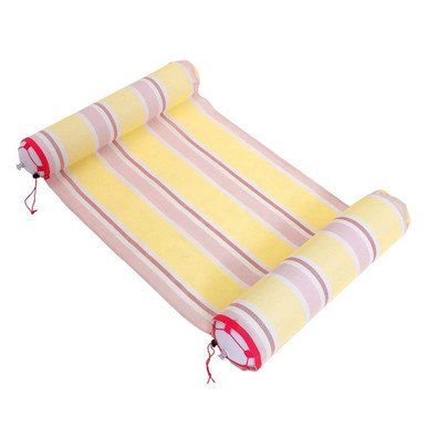 3-in-1 Inflatable Hammock, Chair, Saddle Pool Float Lounger with Air Pump