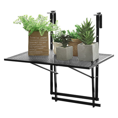 Adjustable Hanging Balcony Railing Table