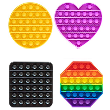 Kids' 4-Count Push-Pop Bubble Fidget Silicone Sensory Toys (2-Pack)
