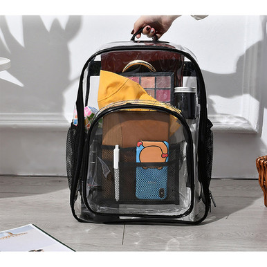 Heavy-Duty 5.3-Gallon Clear Backpack