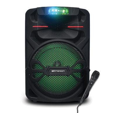 Emerson 12" Bluetooth Party Speaker with Disco Lights