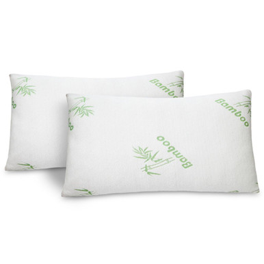 NewHome&trade; Bamboo Memory Foam Pillow (2-Pack) - Queen