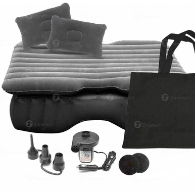 Zone Tech® Inflatable Travel Car Mattress with Pump