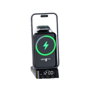 3-in-1 Wireless Charger Stand with Alarm