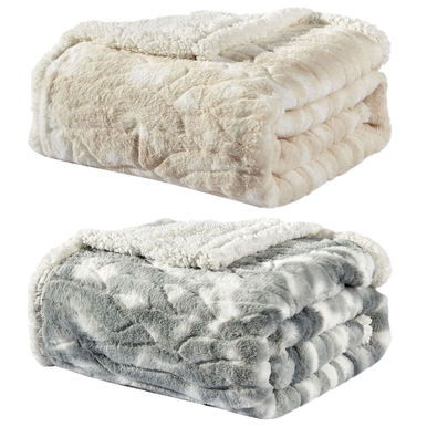 50 x 60-Inch Alaska Sherpa Throw Blankets
