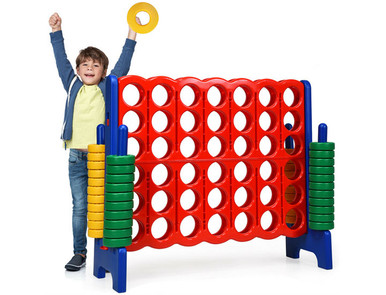 Jumbo 4-to-Score 4 in a Row Giant Game Set