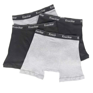 Knocker&reg; Men's 100% Cotton Boxer Briefs (2-Pack) - 2XL