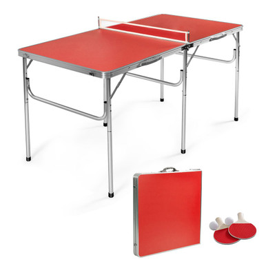 Indoor Portable Ping-Pong Table with Accessories