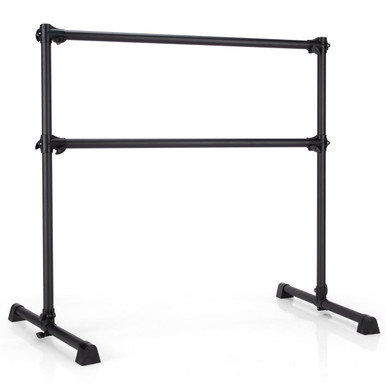 4-Foot Double Ballet Barre with Adjustable Height - Dancing Stretching SL