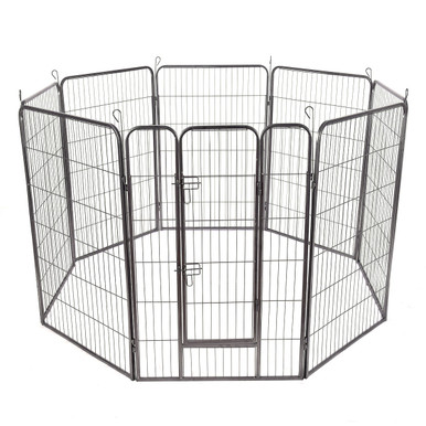 Metal Pet Playpen Dog Fence with Door