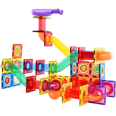 Kids' Magnetic Building Tile Set