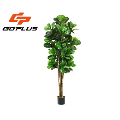 Goplus 6-ft Artificial Fiddle Leaf Fig Tree