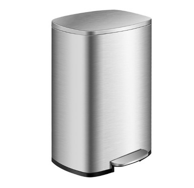 Stainless Steel 13.2 Gallon Airtight Soft Close Trash Can