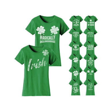 Women’s Funny St. Patrick’s Day T-Shirts - Drunk 2 - Small