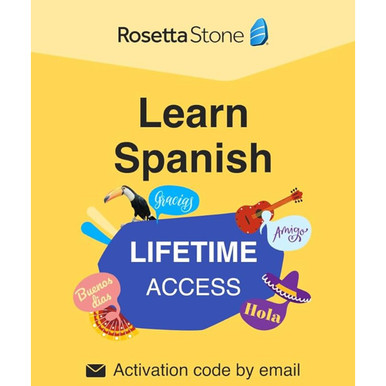 Rosetta Stone® Learn Spanish - Lifetime Access (Online Code)