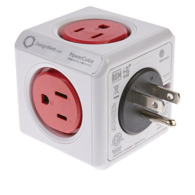 PowerCube&trade; 4 Socket Power Outlet (2-Pack)