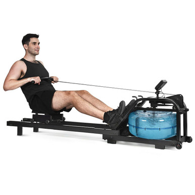 Costway Water Rowing Machine with Adjustable Resistance