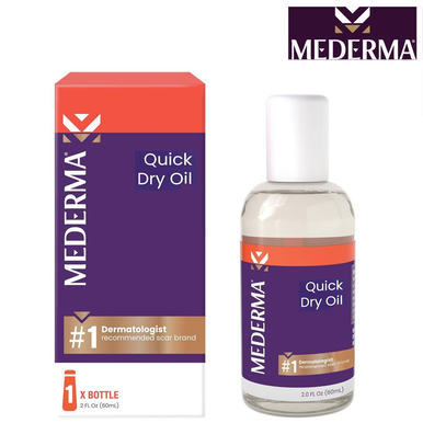 Photos - Cream / Lotion Mederma ® Quick Dry Oil for Stretch Marks & Scars, 2 fl. oz. (3-Pac 