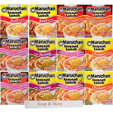 Maruchan® Instant Lunch Ramen Noodle Soup Cup, 2.5 oz. (12-Pack)