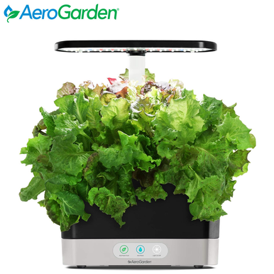 AeroGarden® Harvest 6-Pod Hydroponic Garden with Heirloom Salad Greens