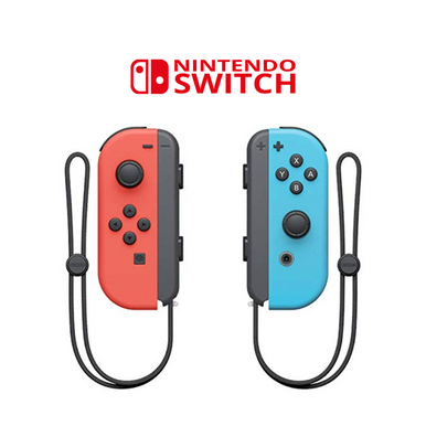 Nintendo Switch Joy-Con Pair Set Official OEM Gamepad (Red/Blue)