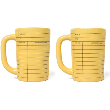 12oz Ceramic Library Mug (2-Pack)