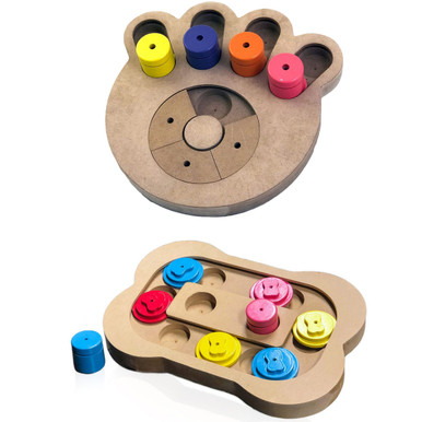 Brainiac™ Busy Bone or Busy Paw Treat Dispensing Pet Toy - Busy Paw
