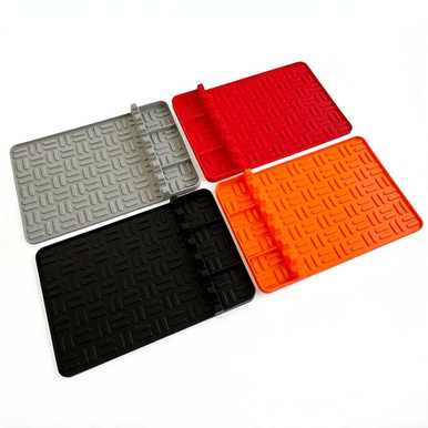 Seamless Outdoors Silicone BBQ Mat -  BBQ Silicone Mat - Orange