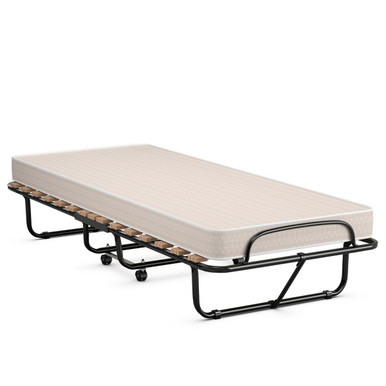 75 x 31.5-Inch Folding Guest Bed with Memory Foam Mattress
